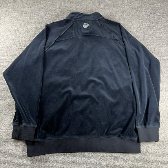 Akademiks Knowledge is Key Velour Jacket Black Men's Size 3XL - Picture 7 of 7